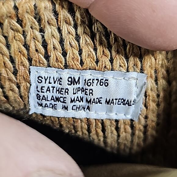 Nicole Sylvie Mint Brown Lace Up Look Zip Side Leather Ankle Boots Womens 9 NEW - Picture 10 of 11